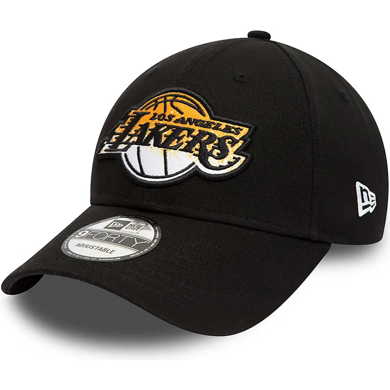 mutzen-gebogen-schwarz-verstellbares-band-9forty-gradient-infill-der-los-angeles-lakers-nba-von-new-era