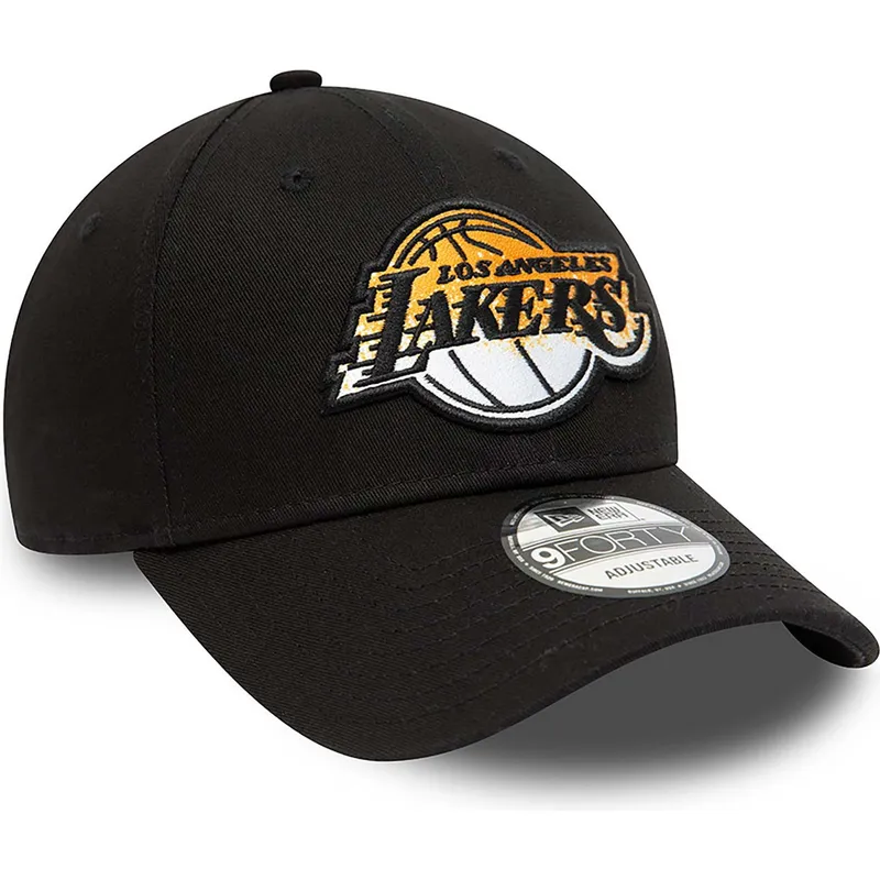 mutzen-gebogen-schwarz-verstellbares-band-9forty-gradient-infill-der-los-angeles-lakers-nba-von-new-era