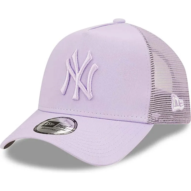 mutzen-gebogen-violett-snapback-a-frame-tonal-mesh-der-new-york-yankees-mlb-von-new-era