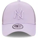 mutzen-gebogen-violett-snapback-a-frame-tonal-mesh-der-new-york-yankees-mlb-von-new-era