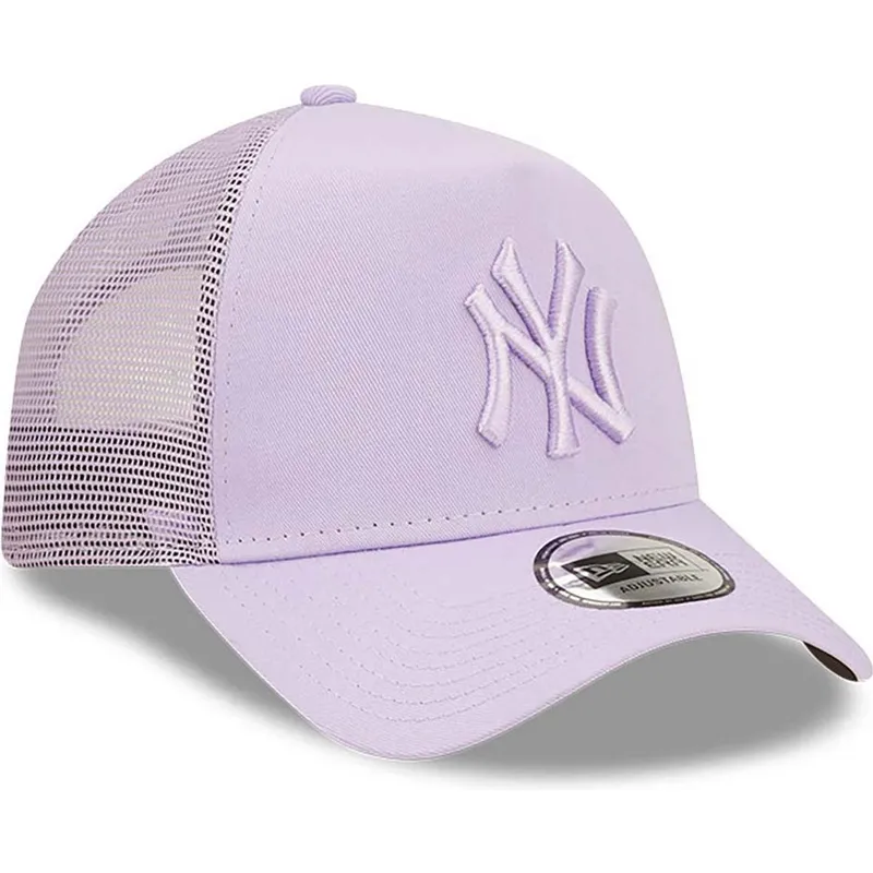 mutzen-gebogen-violett-snapback-a-frame-tonal-mesh-der-new-york-yankees-mlb-von-new-era