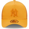 mutzen-gebogen-orange-snapback-a-frame-tonal-mesh-der-new-york-yankees-mlb-von-new-era
