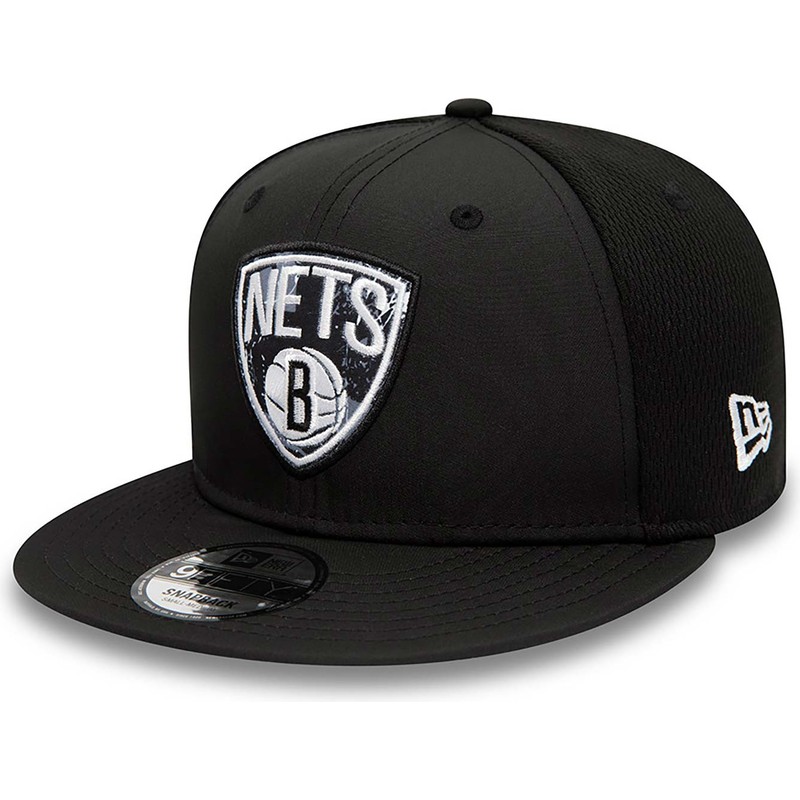 new-era-flat-brim-9fifty-print-infill-brooklyn-nets-nba-black-snapback-cap