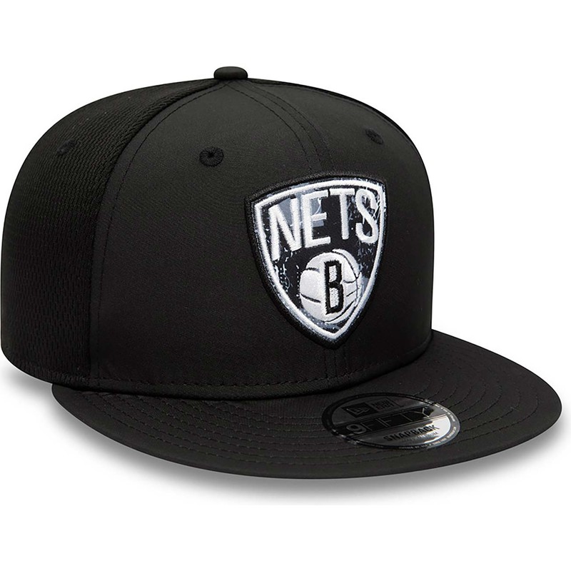 new-era-flat-brim-9fifty-print-infill-brooklyn-nets-nba-black-snapback-cap
