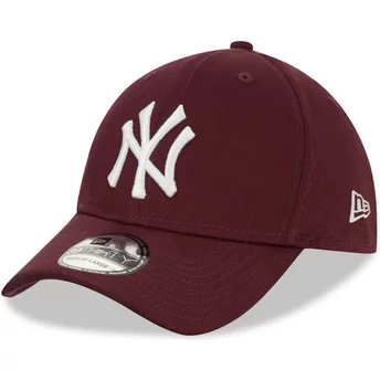 Casquette courbée grenat ajustée 39THIRTY League Essential New York Yankees MLB New Era