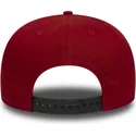 casquette-plate-rouge-et-noire-snapback-9fifty-colour-block-new-york-yankees-mlb-new-era