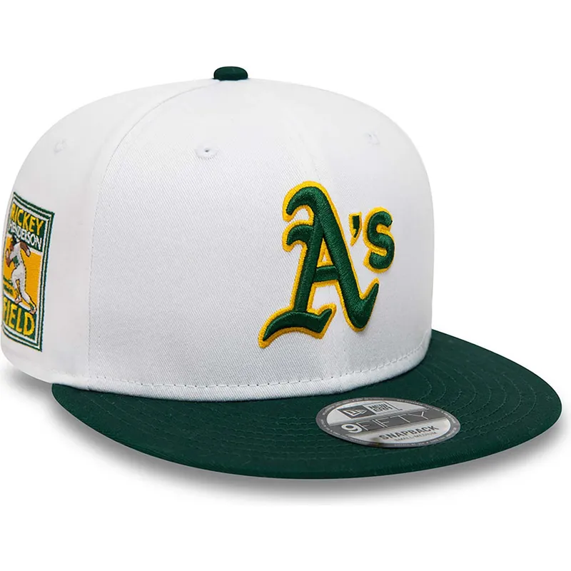 Casquette 9FORTY MLB Repreve Oakland Athletics vert foncé-pierre NEW E