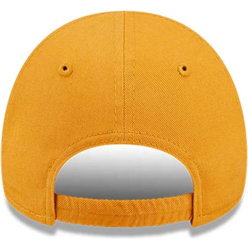 mutzen-gebogen-orange-verstellbares-band-fur-kinder-pequeno-9forty-league-essential-der-new-york-yankees-mlb-von-new-era