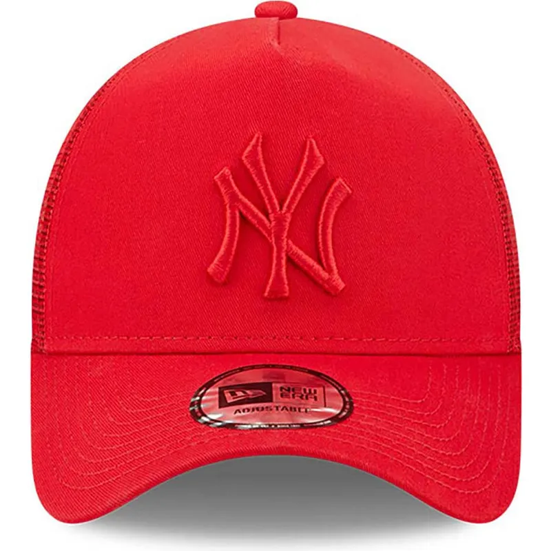 mutzen-gebogen-rot-snapback-a-frame-tonal-mesh-der-new-york-yankees-mlb-von-new-era