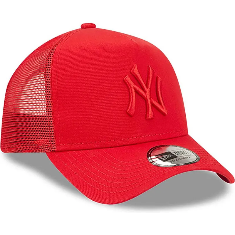mutzen-gebogen-rot-snapback-a-frame-tonal-mesh-der-new-york-yankees-mlb-von-new-era