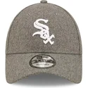 mutzen-gebogen-grau-verstellbares-band-9forty-the-league-melton-der-chicago-white-sox-mlb-von-new-era