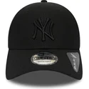 new-era-curved-brim-black-logo-9forty-diamond-era-new-york-yankees-mlb-black-adjustable-cap