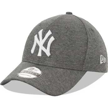 Mützen gebogen grau verstellbares band 9FORTY Jersey der New York Yankees MLB von New Era