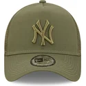 mutzen-gebogen-grun-snapback-a-frame-tonal-mesh-der-new-york-yankees-mlb-von-new-era