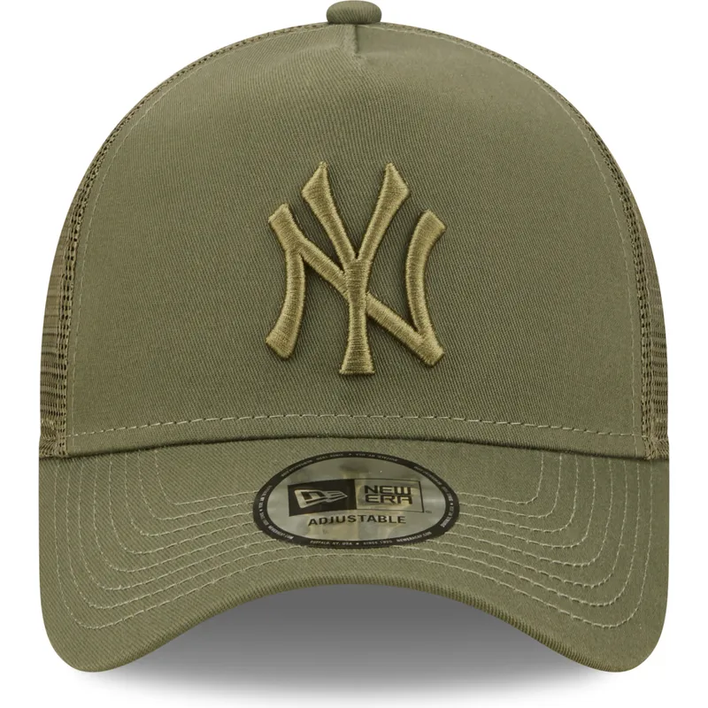 mutzen-gebogen-grun-snapback-a-frame-tonal-mesh-der-new-york-yankees-mlb-von-new-era