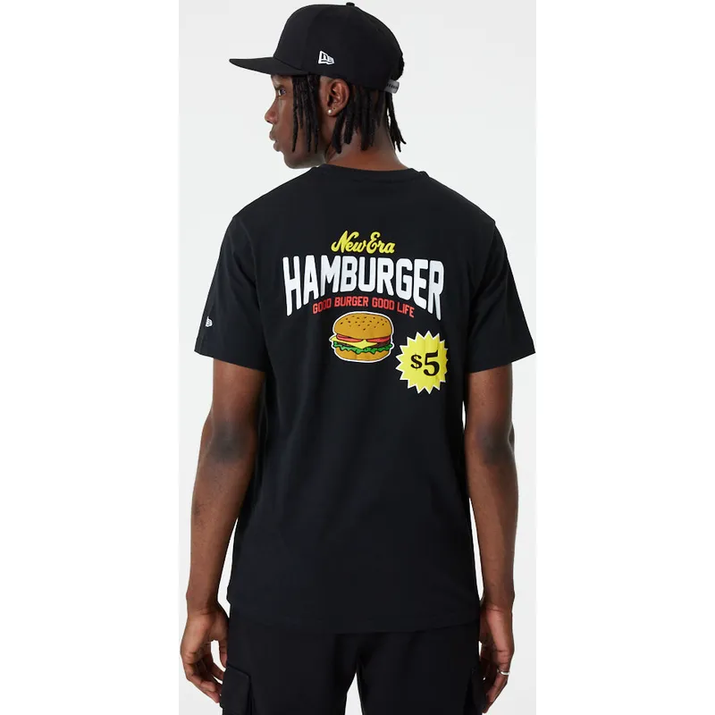 t-shirt-kurzarm-schwarz-der-camiseta-manga-corta-negra-good-burger-good-life-food-graphic-von-new-era