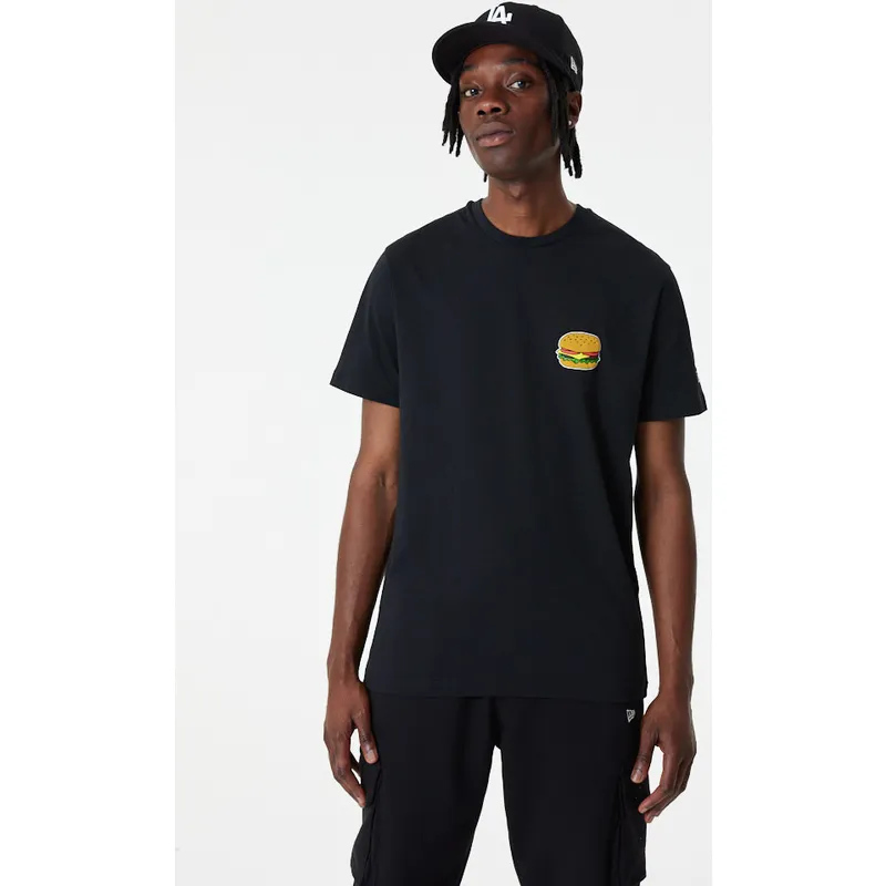 t-shirt-kurzarm-schwarz-der-camiseta-manga-corta-negra-good-burger-good-life-food-graphic-von-new-era