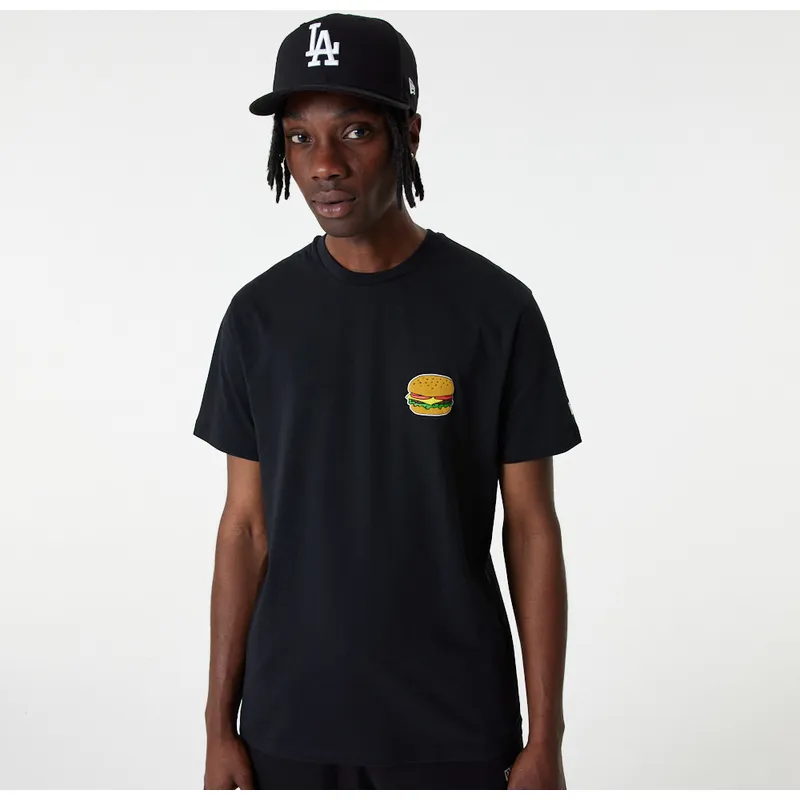 t-shirt-kurzarm-schwarz-der-camiseta-manga-corta-negra-good-burger-good-life-food-graphic-von-new-era