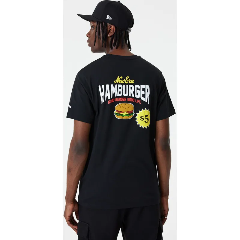 t-shirt-kurzarm-schwarz-der-camiseta-manga-corta-negra-good-burger-good-life-food-graphic-von-new-era