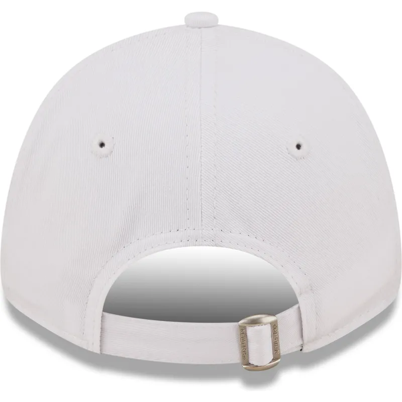 mutzen-gebogen-weiss-verstellbares-band-fur-kinder-9forty-league-essential-der-los-angeles-dodgers-mlb-von-new-era