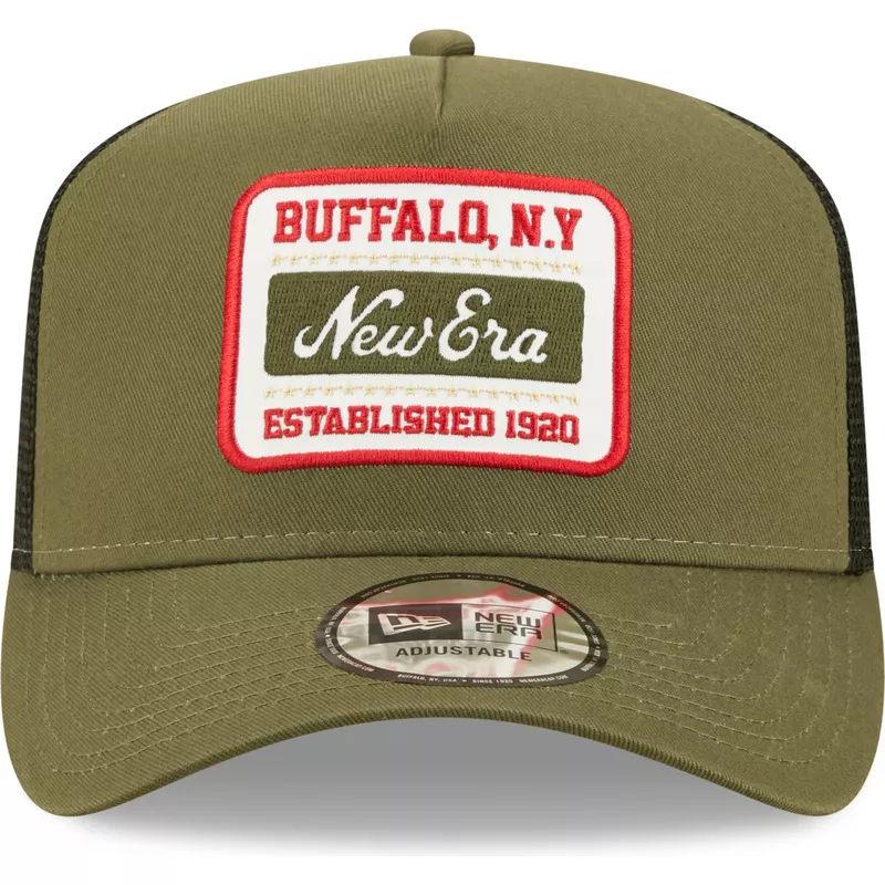 new-era-buffalo-new-york-a-frame-state-patch-green-trucker-hat