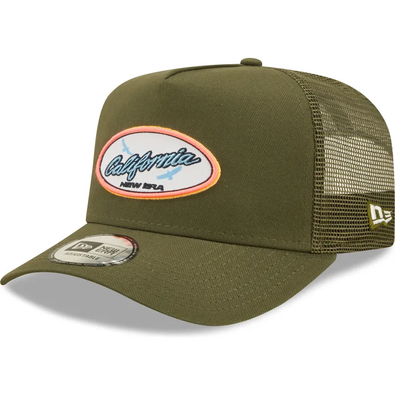 mutzen-gebogen-grun-snapback-a-frame-von-new-era mutzen-gebogen-grun-snapback-a-frame-von-new-era
