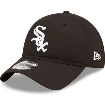 Casquette courbée noire ajustable 9TWENTY League Essential Chicago White Sox MLB New Era