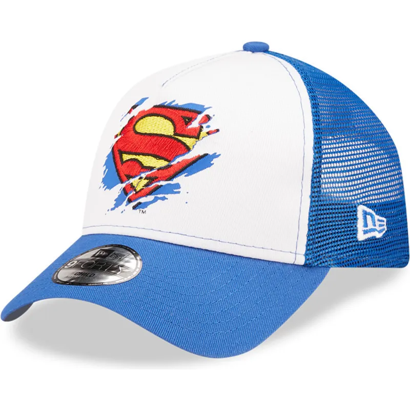 mutzen-gebogen-blau-snapback-fur-kinder-a-frame-der-superman-dc-comics-von-new-era mutzen-gebogen-blau-snapback-fur-kinder-a-frame-der-superman-dc-comics-von-new-era