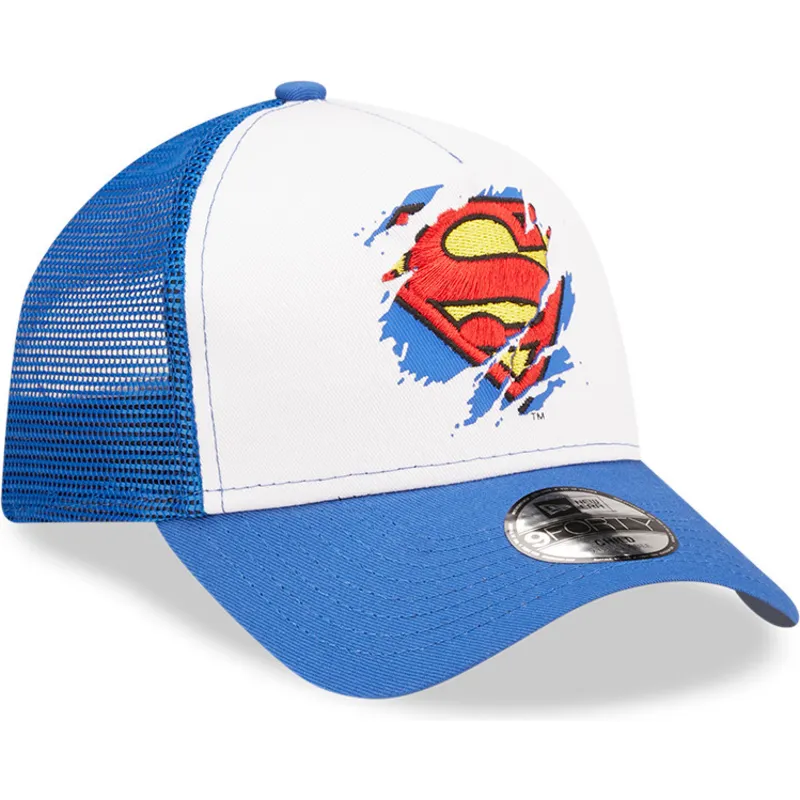 mutzen-gebogen-blau-snapback-fur-kinder-a-frame-der-superman-dc-comics-von-new-era mutzen-gebogen-blau-snapback-fur-kinder-a-frame-der-superman-dc-comics-von-new-era