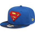 mutzen-flach-blau-snapback-fur-kinder-9fifty-der-superman-dc-comics-von-new-era
