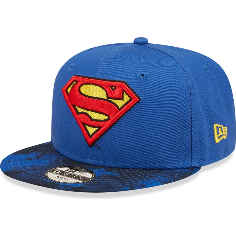 mutzen-flach-blau-snapback-fur-kinder-9fifty-der-superman-dc-comics-von-new-era