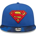 mutzen-flach-blau-snapback-fur-kinder-9fifty-der-superman-dc-comics-von-new-era