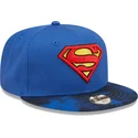 mutzen-flach-blau-snapback-fur-kinder-9fifty-der-superman-dc-comics-von-new-era