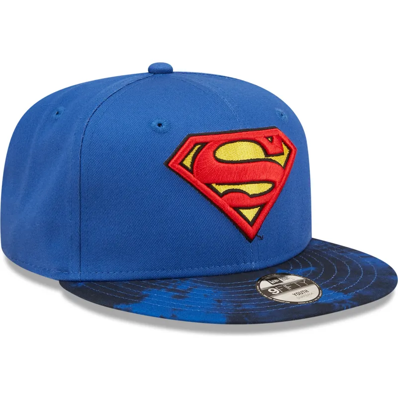 mutzen-flach-blau-snapback-fur-kinder-9fifty-der-superman-dc-comics-von-new-era