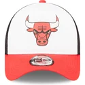 new-era-a-frame-team-colour-chicago-bulls-nba-white-black-and-red-trucker-hat