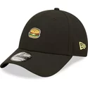 casquette-courbee-noire-ajustable-good-burger-good-life-9forty-food-icon-new-era
