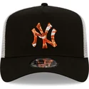 mutzen-gebogen-schwarz-snapback-a-frame-seasonal-infill-der-new-york-yankees-mlb-von-new-era