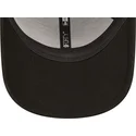 schwarze-verstellbare-curved-cap-mit-orangefarbenem-logo-9forty-gradient-infill-der-new-york-yankees-mlb-von-new-era