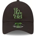 mutzen-gebogen-schwarz-verstellbares-band-9forty-neon-outline-der-los-angeles-dodgers-mlb-von-new-era
