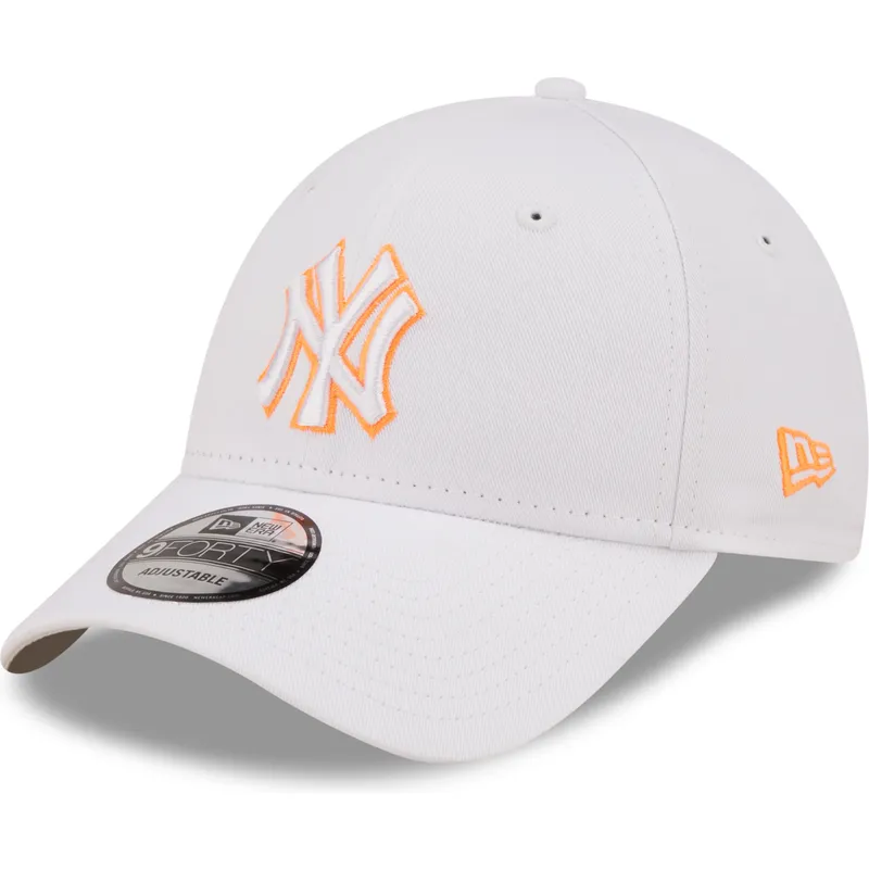 mutzen-gebogen-weiss-verstellbares-band-9forty-neon-outline-der-new-york-yankees-mlb-von-new-era mutzen-gebogen-weiss-verstellbares-band-9forty-neon-outline-der-new-york-yankees-mlb-von-new-era