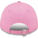 mutzen-gebogen-rosa-verstellbares-band-9forty-league-essential-der-new-york-yankees-mlb-von-new-era