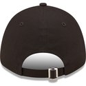 new-era-curved-brim-orange-logo-9forty-league-essential-los-angeles-dodgers-mlb-black-adjustable-cap