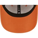 new-era-curved-brim-9forty-league-essential-new-york-yankees-mlb-orange-adjustable-cap