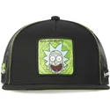 mutzen-flach-schwarz-snapback-rick-sanchez-rick-und-morty-von-capslab