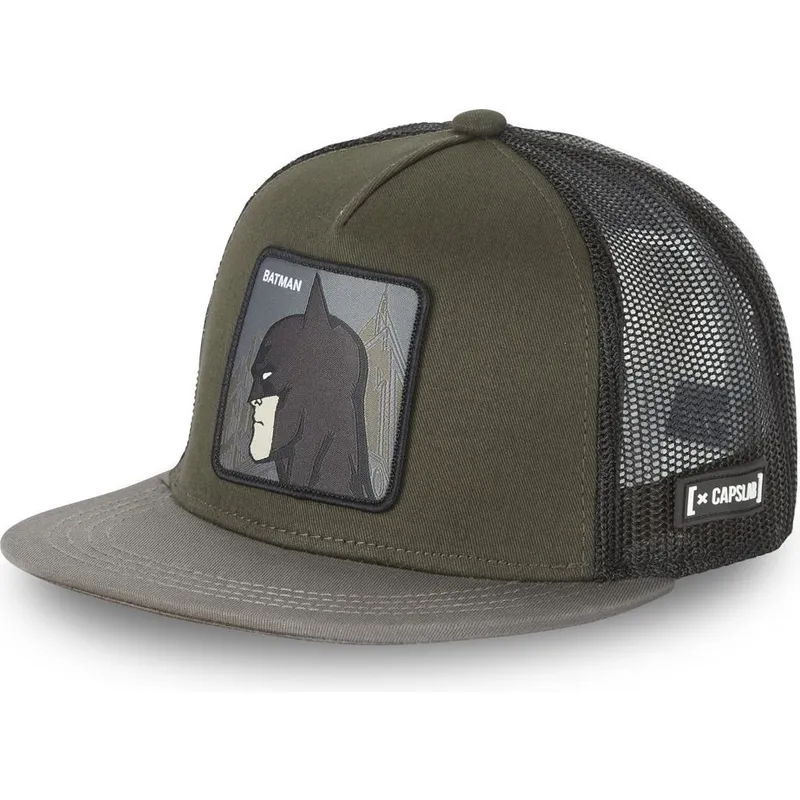 braune-flache-trucker-kappe-batman-pro2-dc-comics-von-capslab