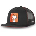 mutzen-flach-schwarz-snapback-snoopy-erdnusse-von-capslab