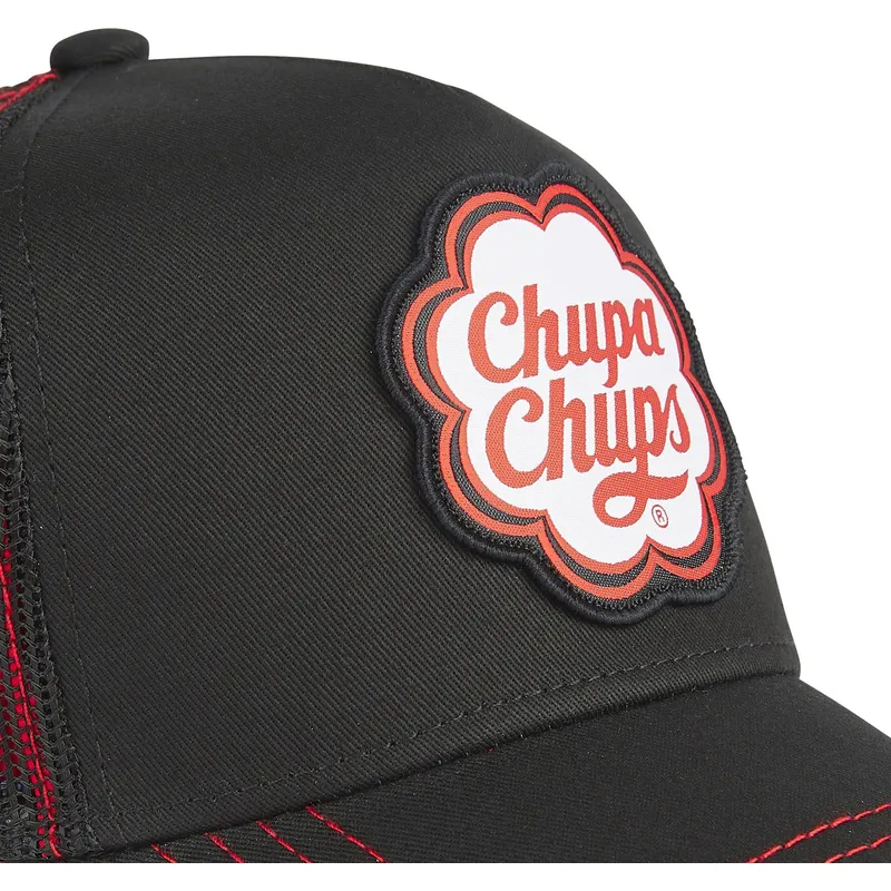 schwarze-und-rote-trucker-kappe-cc1-chupa-chups-von-capslab schwarze-und-rote-trucker-kappe-cc1-chupa-chups-von-capslab