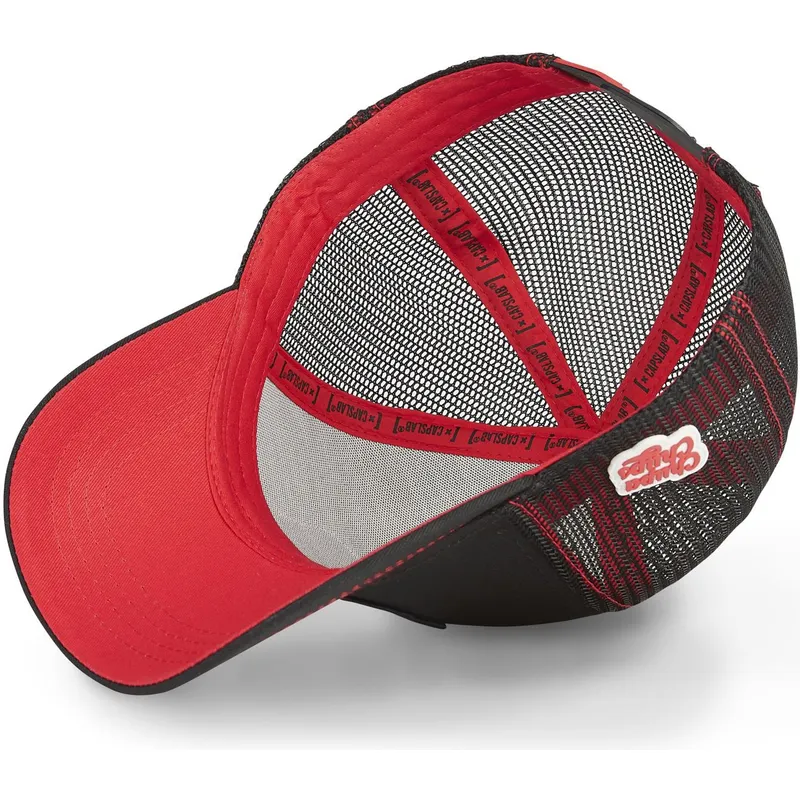 schwarze-und-rote-trucker-kappe-cc1-chupa-chups-von-capslab schwarze-und-rote-trucker-kappe-cc1-chupa-chups-von-capslab