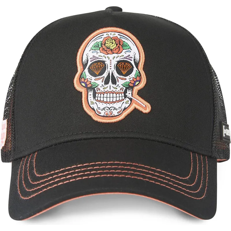 schwarze-trucker-kappe-cc7-chupa-chups-von-capslab schwarze-trucker-kappe-cc7-chupa-chups-von-capslab