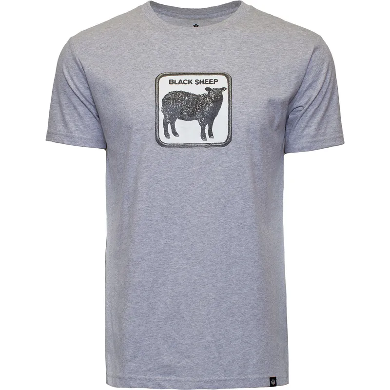 t-shirt-kurzarm-grau-der-camiseta-manga-corta-gris-oveja-black-sheep-outcast-the-farm-the-farm-von-goorin-bros t-shirt-kurzarm-grau-der-camiseta-manga-corta-gris-oveja-black-sheep-outcast-the-farm-the-farm-von-goorin-bros